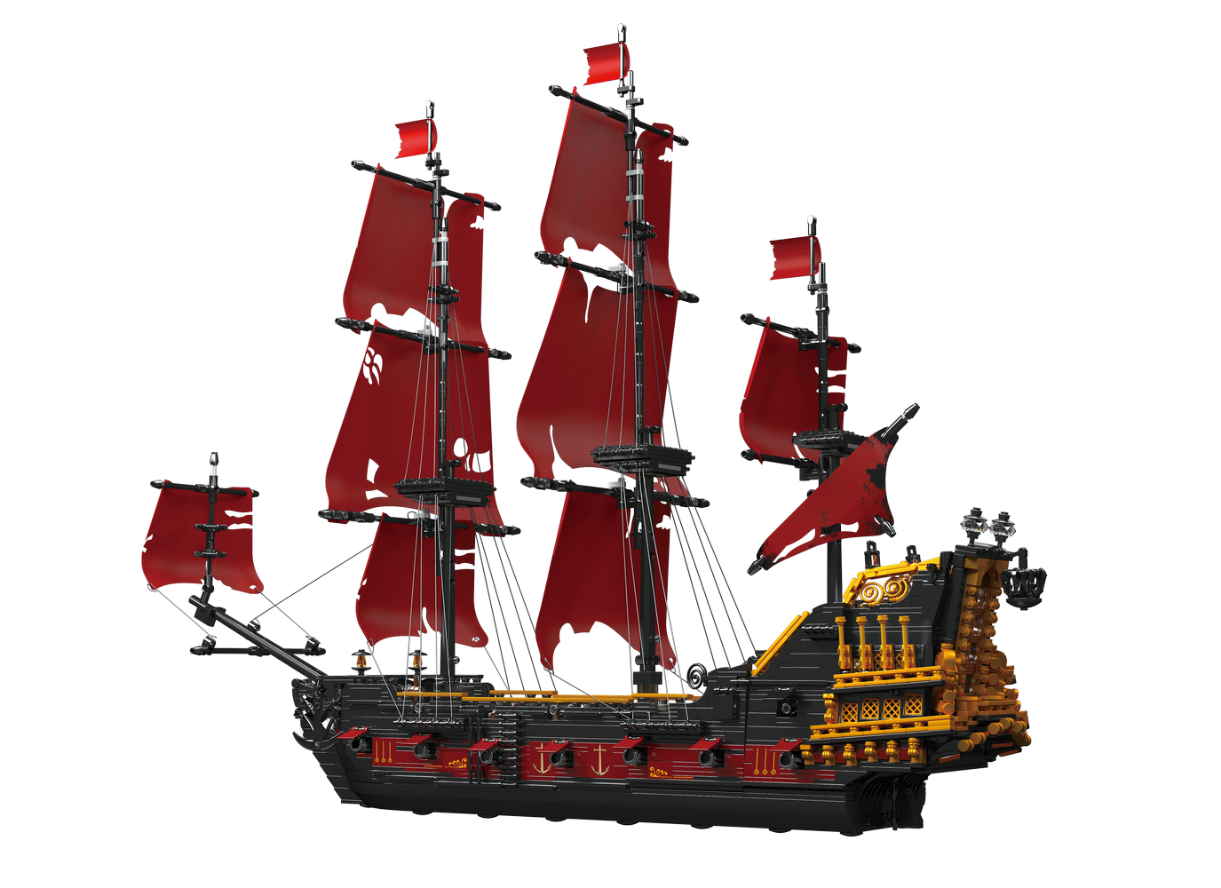 Mould King 13109S Ship Queen Pirate Ship Model Building Toy Set | 3251 PCS