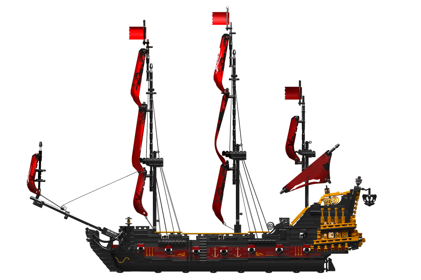 Mould King 13109S Ship Queen Pirate Ship Model Building Toy Set | 3251 PCS