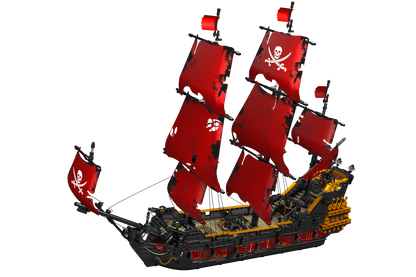 Mould King 13109S Ship Queen Pirate Ship Model Building Toy Set | 3251 PCS