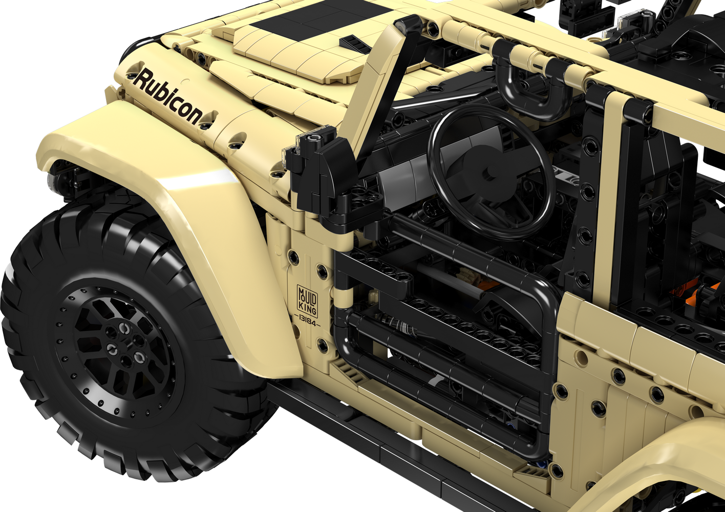 Mould King 13184 Remote Controlled Off-Road Wrangler Building Toy Set | 3621 PCS