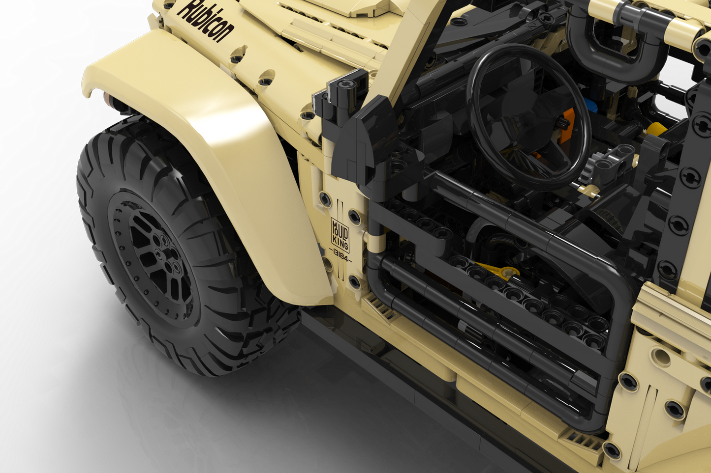 Mould King 13184 Remote Controlled Off-Road Wrangler Building Toy Set | 3621 PCS