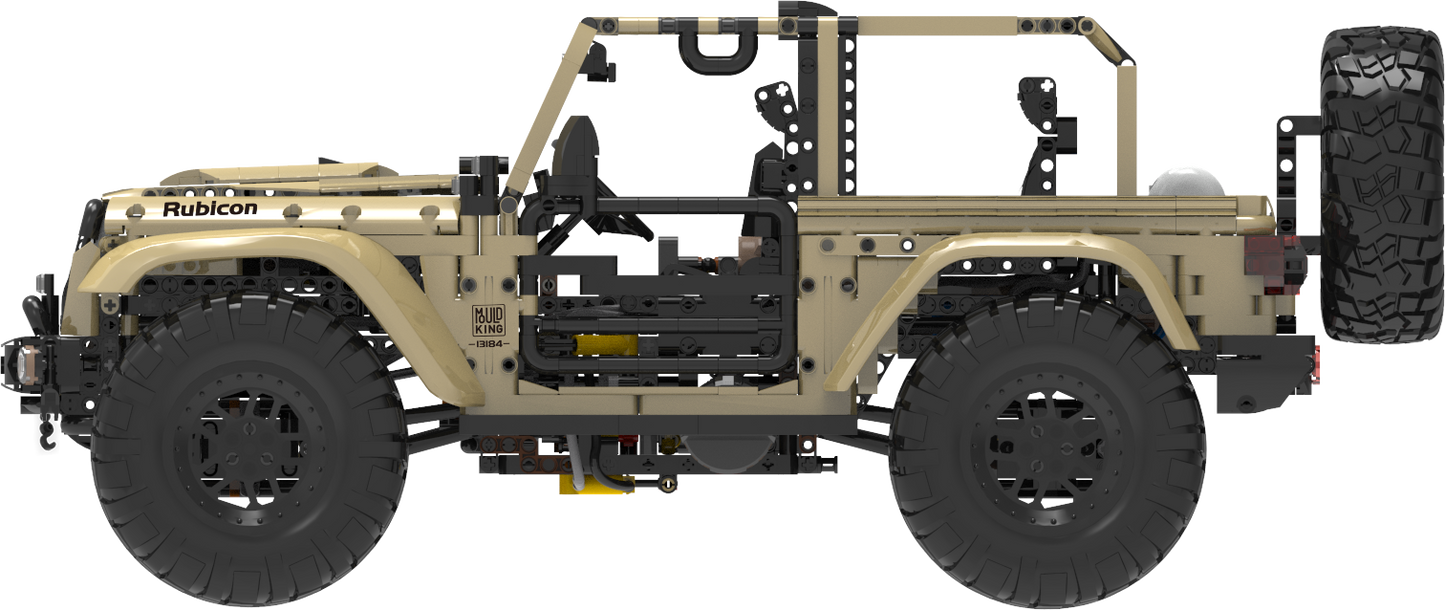 Mould King 13184 Remote Controlled Off-Road Wrangler Building Toy Set | 3621 PCS