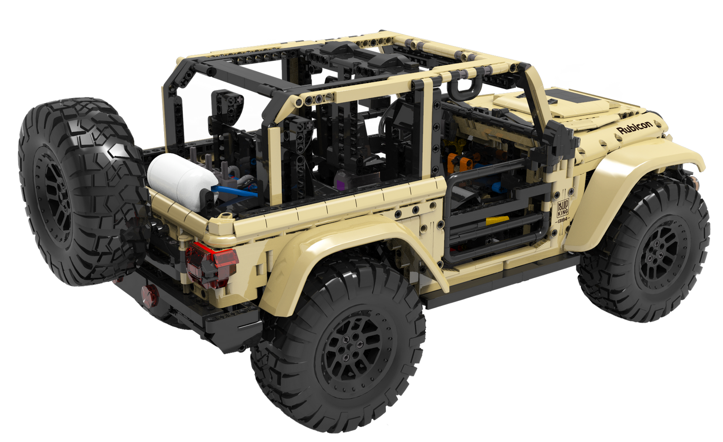 Mould King 13184 Remote Controlled Off-Road Wrangler Building Toy Set | 3621 PCS
