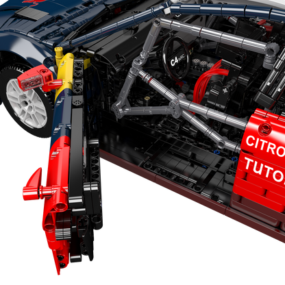 Mould King 13187 Ultimate Citroen C4 Rally Car Building Toy Set | 4606 PCS