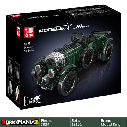 Mould King 13191 Remote Control 4.5-litre 1927-31 Blower Car Building Toy Set | 3924 PCS