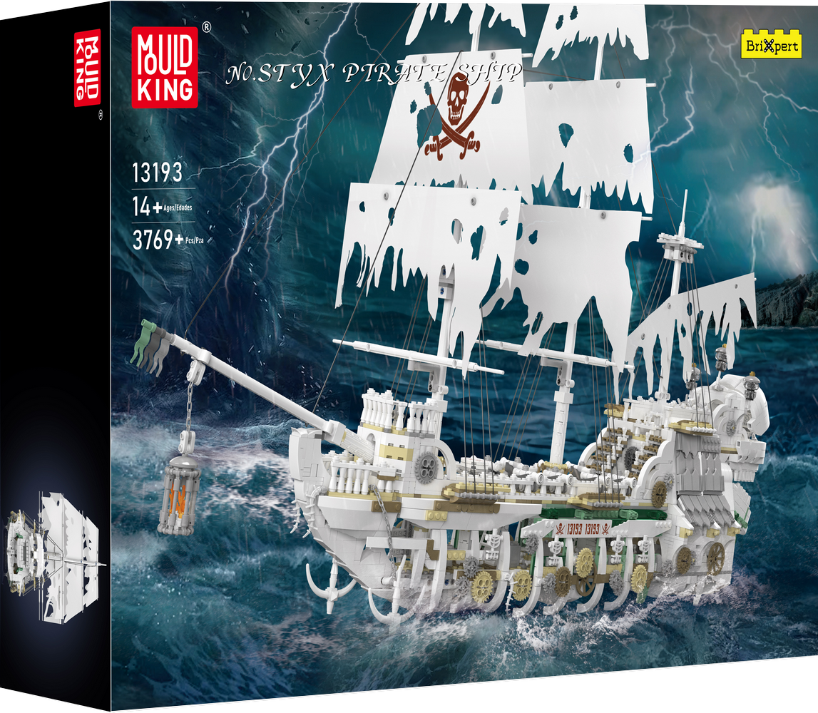 Mould King 13193 Styx Pirate Ship Building Toy Set | 3769 PCS