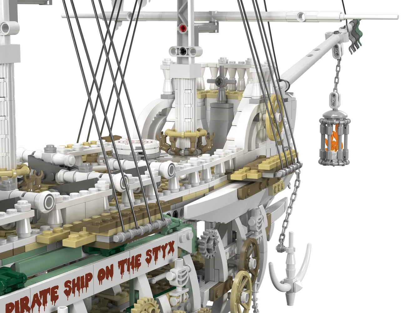 Mould King 13193 Styx Pirate Ship Building Toy Set | 3769 PCS