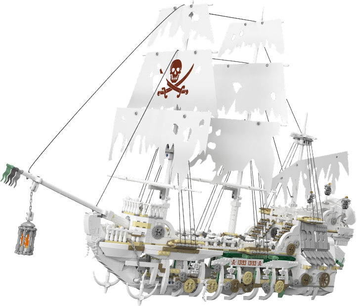 Mould King 13193 Styx Pirate Ship Building Toy Set | 3769 PCS