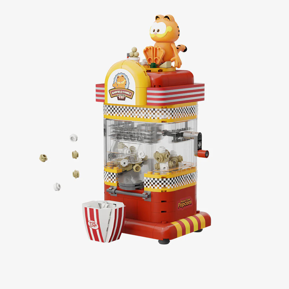 Pantasy 86810 Garfield Fantastic Machines Series Popcorn Machine Building Toy Set |300 PCS