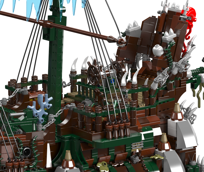 Mould King 13218 The Flying Dutchman Ghost Ship Building Toy Set | 6849 PCS