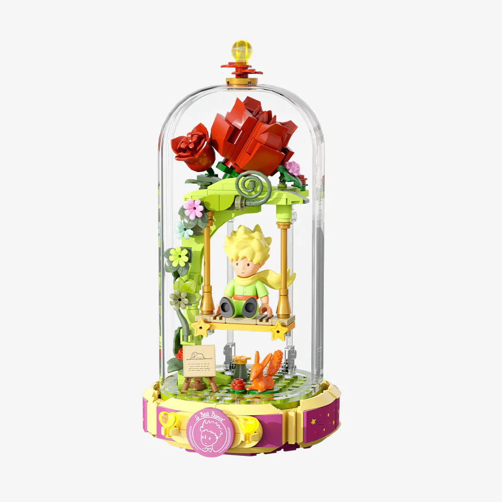 Pantasy 86322 Le Petit Prince Rose Swing Building Toy Set | 234 PCS