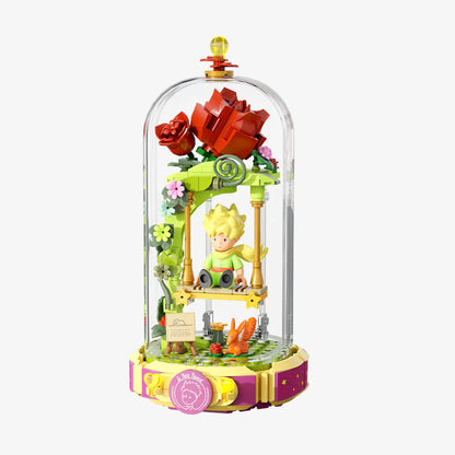 Pantasy 86322 Le Petit Prince Rose Swing Building Toy Set | 234 PCS