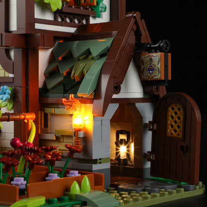 Lumibricks F9024 Medieval Apothecary Shop Building Toy Set | 1470 PCS