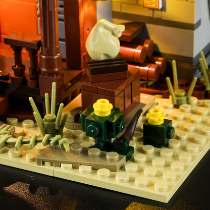 Lumibricks F9026 V2.0 Old West Sheriff's Office Building Toy Set | 1240 PCS