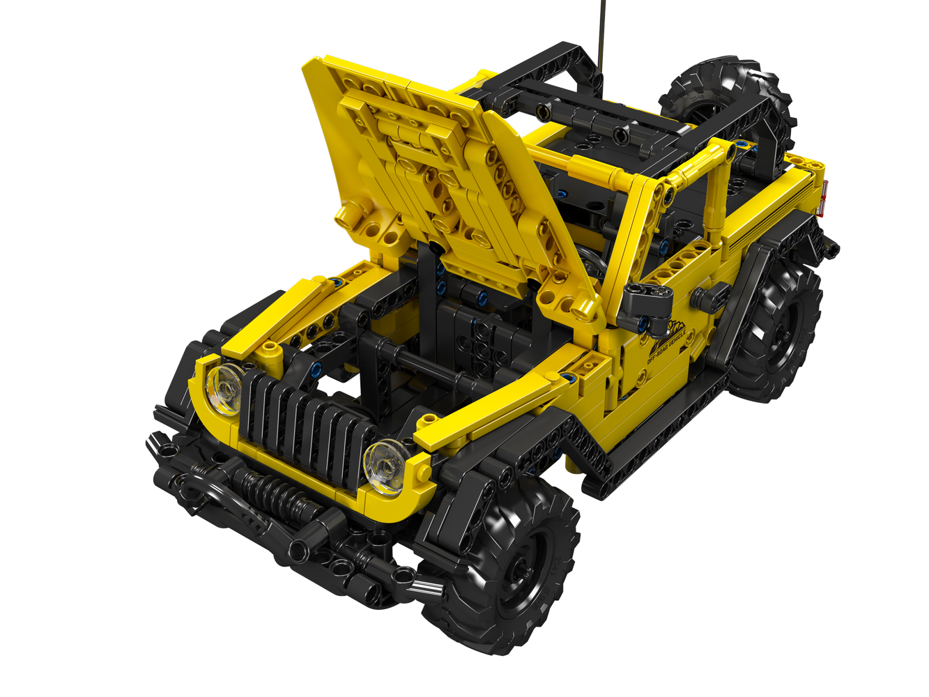 Mould King 15058 Wrangler Off-road Pull-back Car Model Building Toy Set | 746 PCS