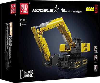 Mould King 15061 Remote Controlled Excavator Building Toy Set | 1113 PCS