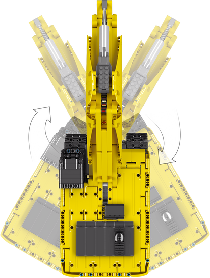 Mould King 15061 Remote Controlled Excavator Building Toy Set | 1113 PCS