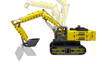 Mould King 15061 Remote Controlled Excavator Building Toy Set | 1113 PCS