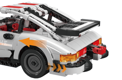 Mould King 15063 911 Pull-Back Sports Car Building Toy Set | 824 PCS