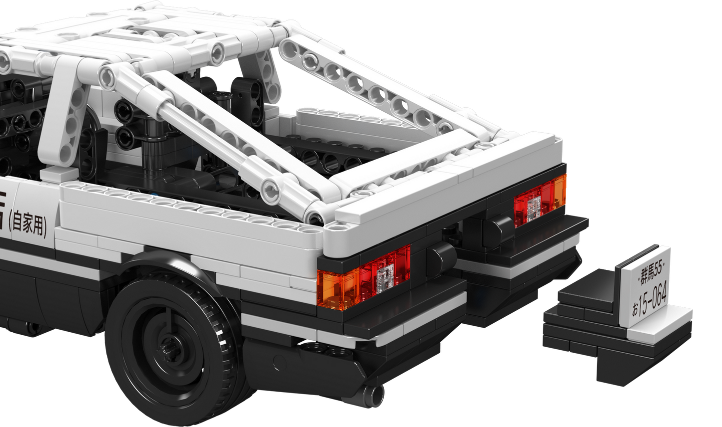Mould King 15064 AE86 Racing Pull-back Car Building Toy Set | 790 PCS