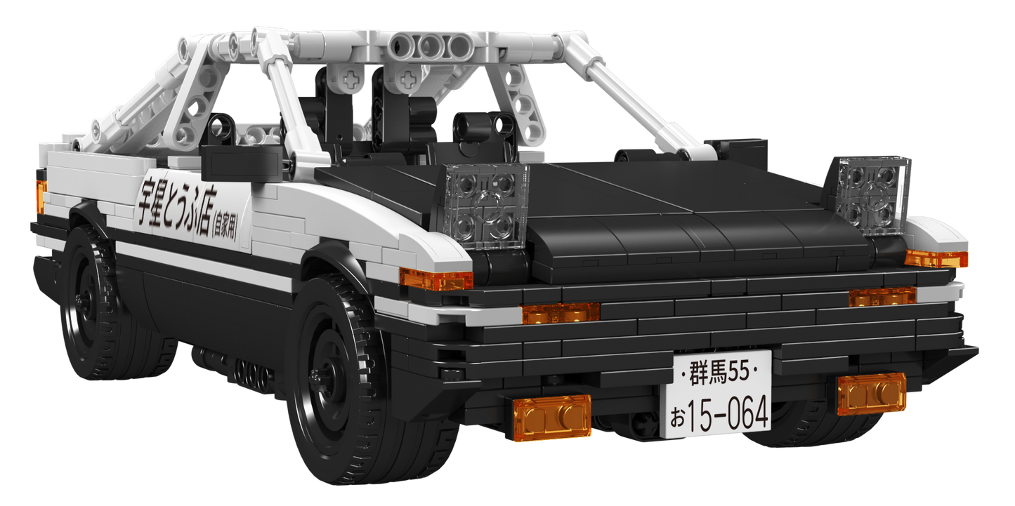 Mould King 15064 AE86 Racing Pull-back Car Building Toy Set | 790 PCS