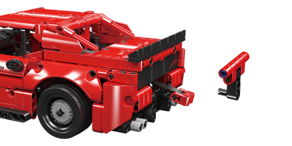 Mould King 15080S Challenger American Muscle Pull-back Car Model Building Toy Set | 763 PCS
