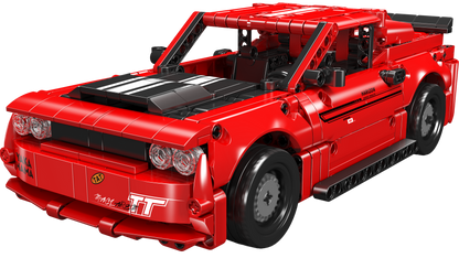 Mould King 15080S Challenger American Muscle Pull-back Car Model Building Toy Set | 763 PCS