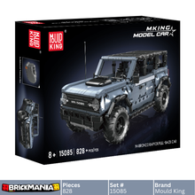 Mould King 15085 Bronco Raptor Pull-back SUV Building Toy Set | 828 PCS