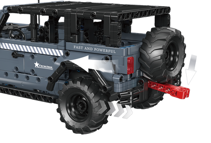 Mould King 15085 Bronco Raptor Pull-back SUV Building Toy Set | 828 PCS