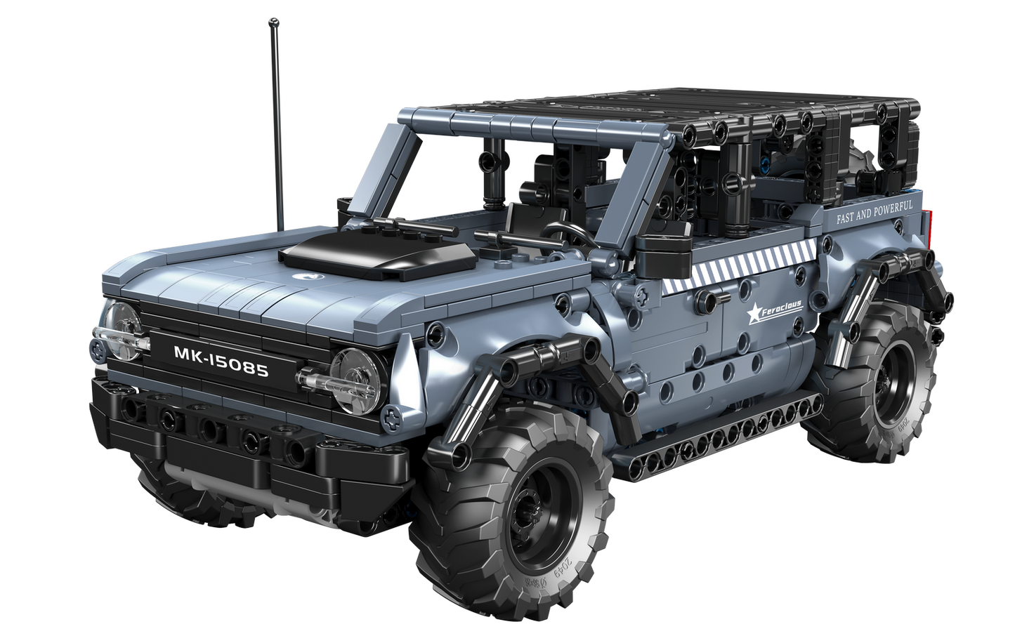 Mould King 15085 Bronco Raptor Pull-back SUV Building Toy Set | 828 PCS
