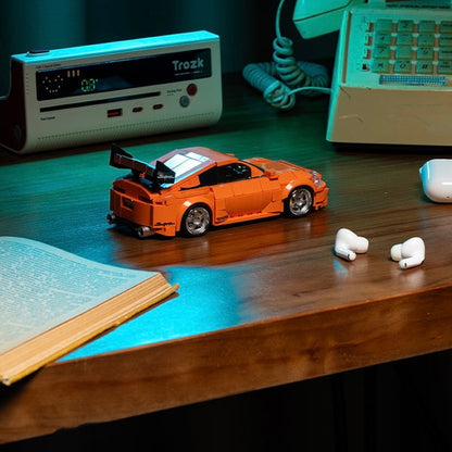Happy Build PB8815 Toyota™ Supra A80 Building Toy Set | 439 PCS | Buildable Car with Display Container