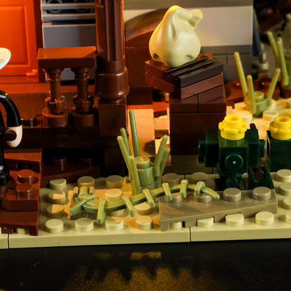 Lumibricks F9026 V2.0 Old West Sheriff's Office Building Toy Set | 1240 PCS