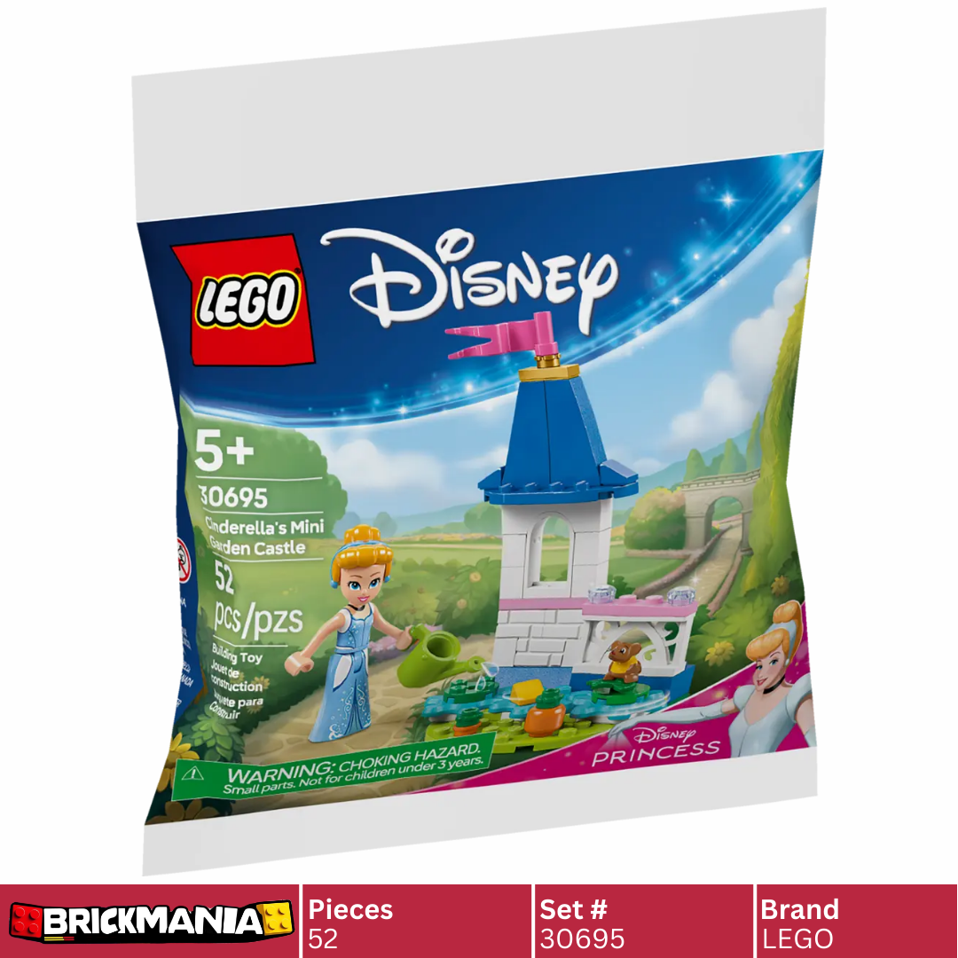 LEGO 30695 Disney Cinderella's Mini Garden Castle | 52 PCS