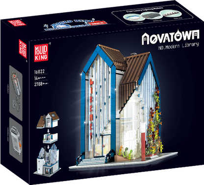 Mould King 16022 Modern Library With Lightning Building Toy Set | 2788 PCS