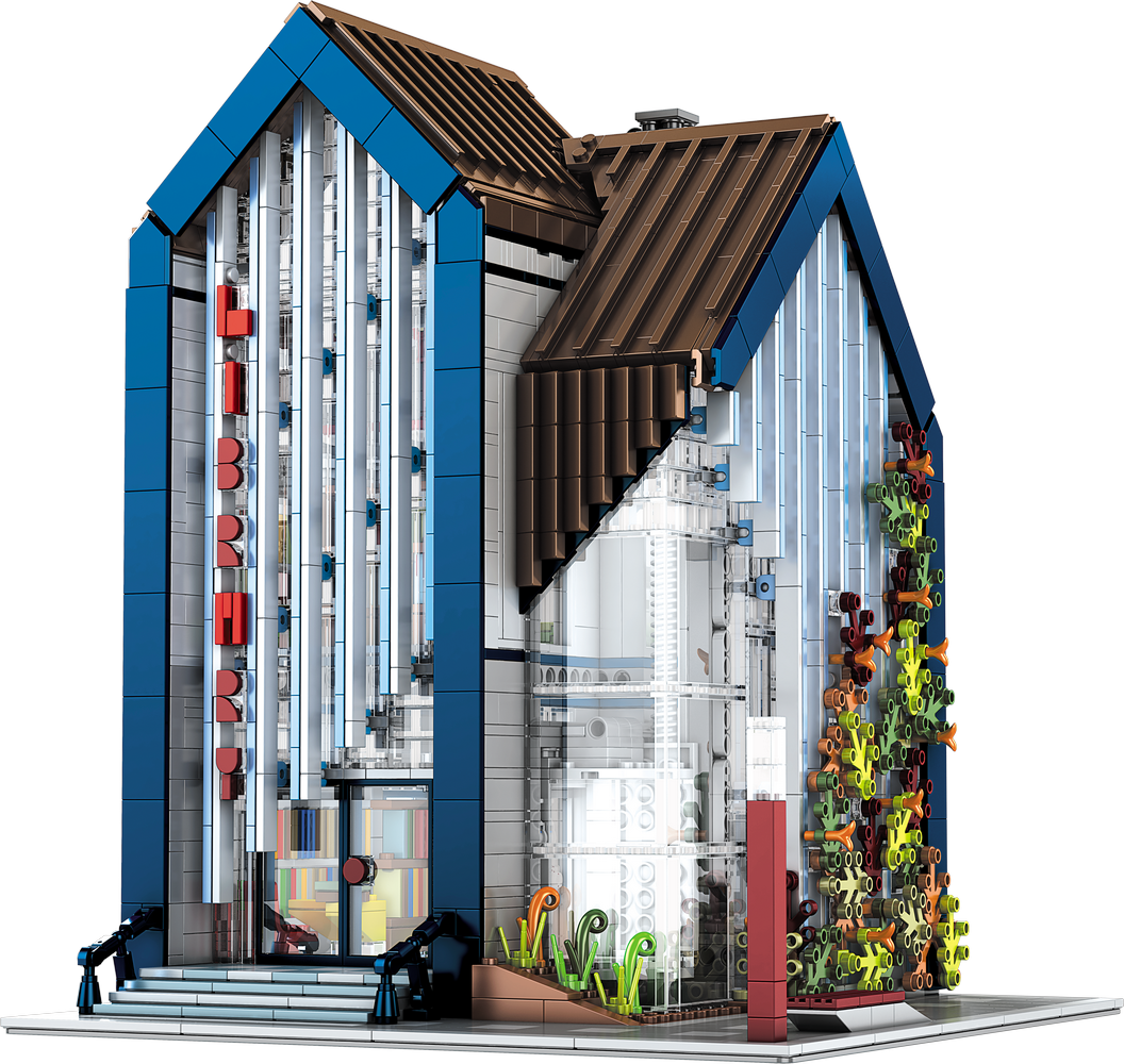 Mould King 16022 Modern Library With Lightning Building Toy Set | 2788 PCS