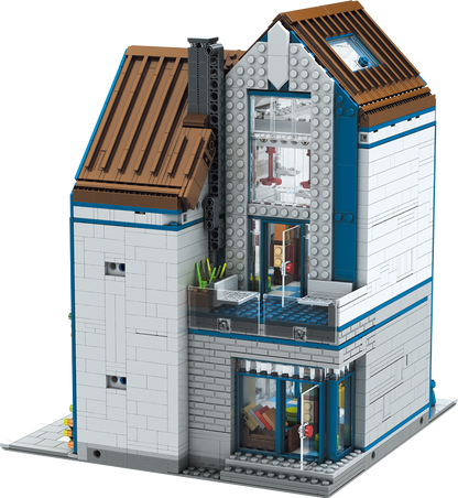 Mould King 16022 Modern Library With Lightning Building Toy Set | 2788 PCS