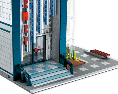 Mould King 16022 Modern Library With Lightning Building Toy Set | 2788 PCS