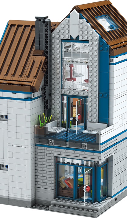 Mould King 16022 Modern Library With Lightning Building Toy Set | 2788 PCS