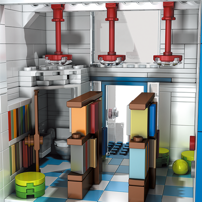 Mould King 16022 Modern Library With Lightning Building Toy Set | 2788 PCS