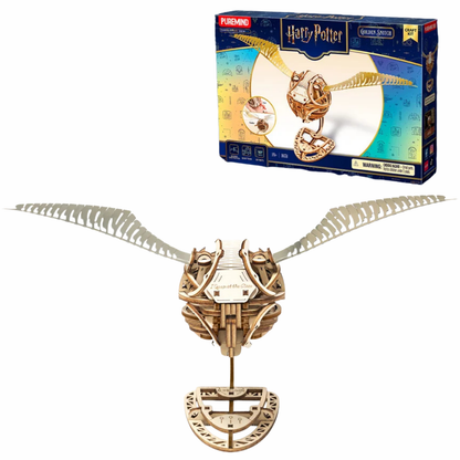 PUREMIND 1631 Harry Potter Golden Snitch Building Toy Set |107 PCS