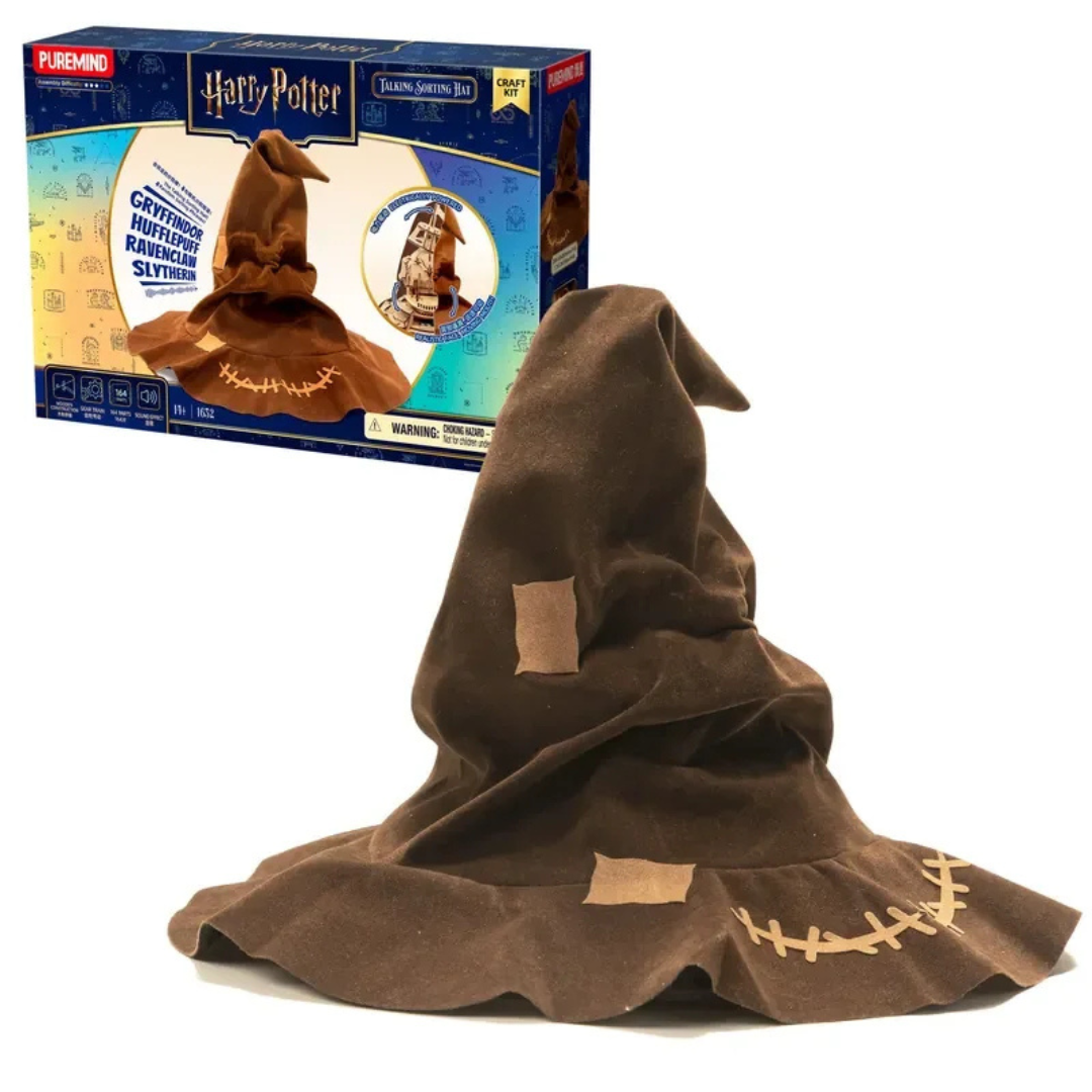 PUREMIND 1632 Harry Potter Talking Sorting Hat Building Toy Set | 164 PCS