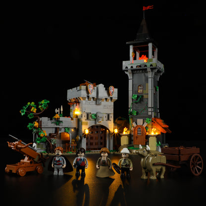 Lumibricks F9027 Medieval Watchtower Building Toy Set | 1625 PCS