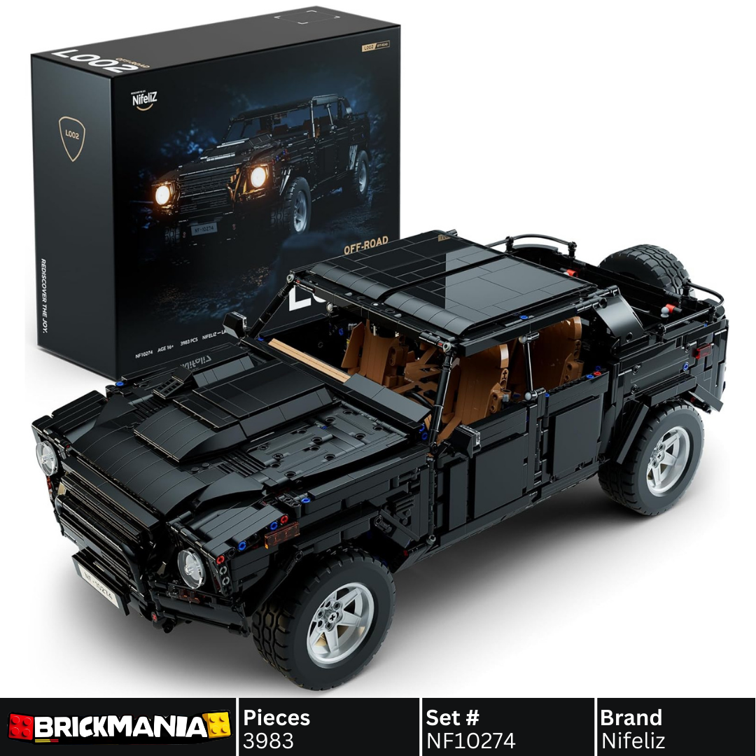 Nifeliz NF10274 L002 Off‑Road Car Building Set | 3983 PCS