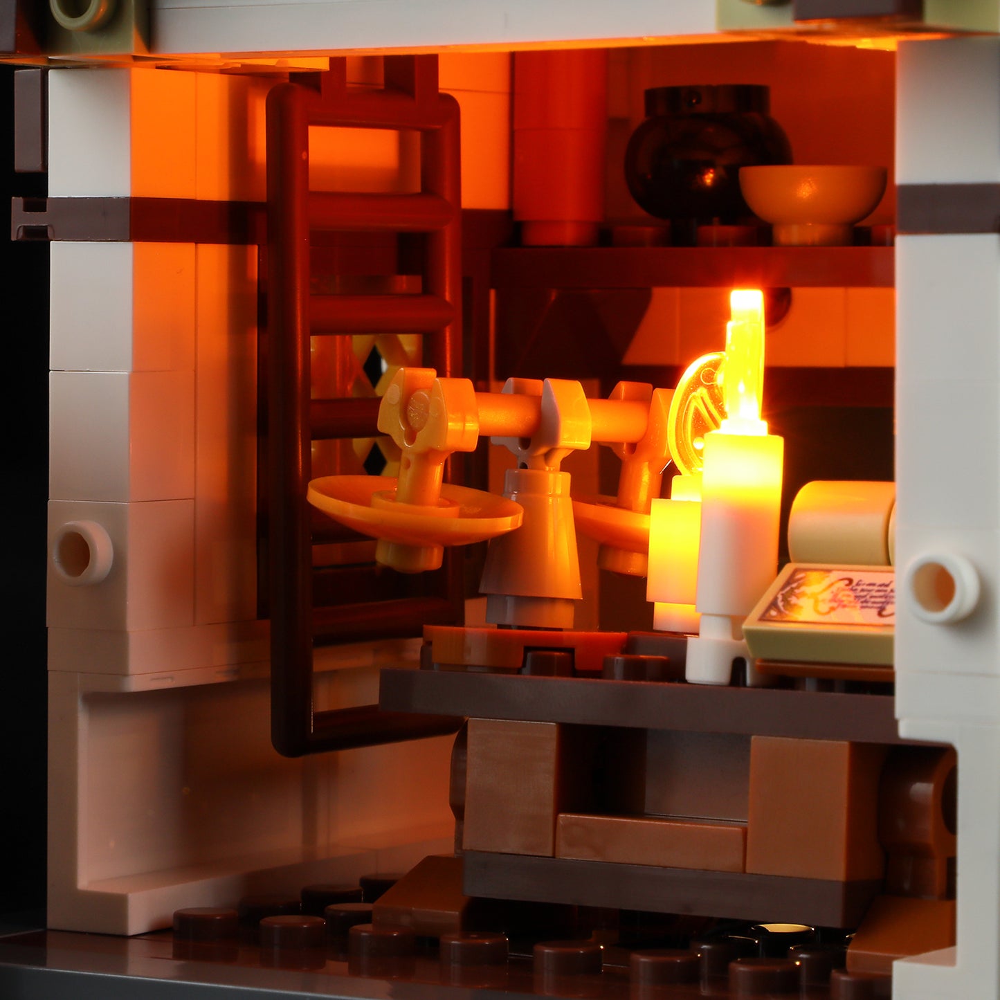 Lumibricks F9024 Medieval Apothecary Shop Building Toy Set | 1470 PCS