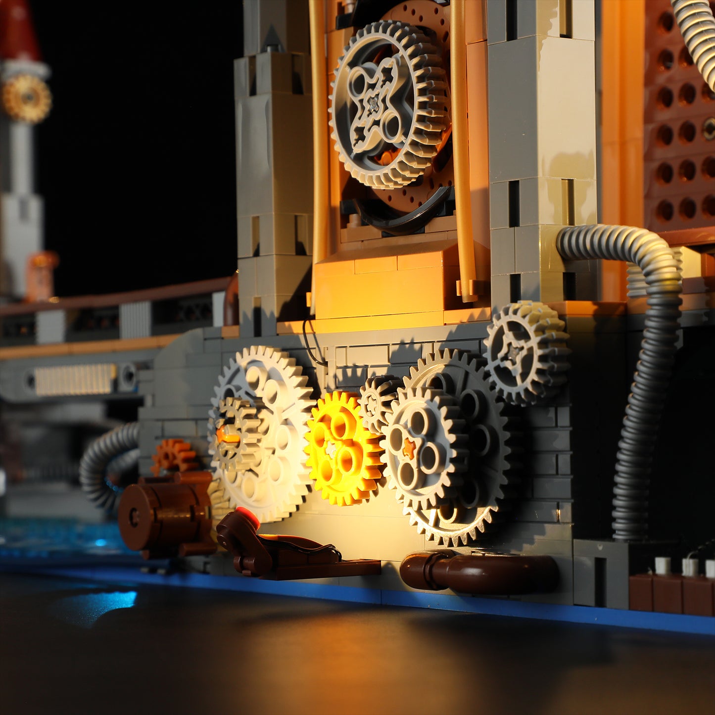 Lumibricks F9047 Steampunk City Bridge Building Toy Set | 3170 PCS