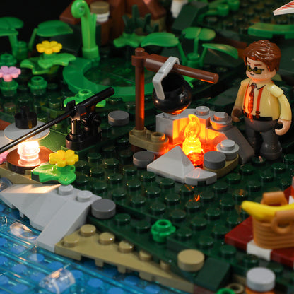 Lumibricks F9022 V2.0  Lookout Campground Building Toy Set | 1429 PCS