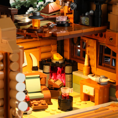 Lumibricks F9018 Hunting Cabin Building Toy Set | 2036 PCS