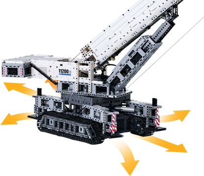 Mould King 17002 Crawler Crane 11200 Building Toy Set | 4000 PCS