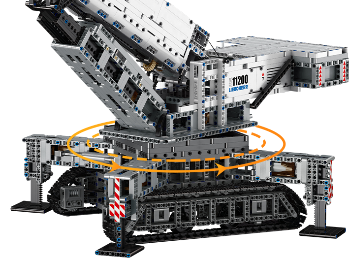 Mould King 17002 Crawler Crane 11200 Building Toy Set | 4000 PCS