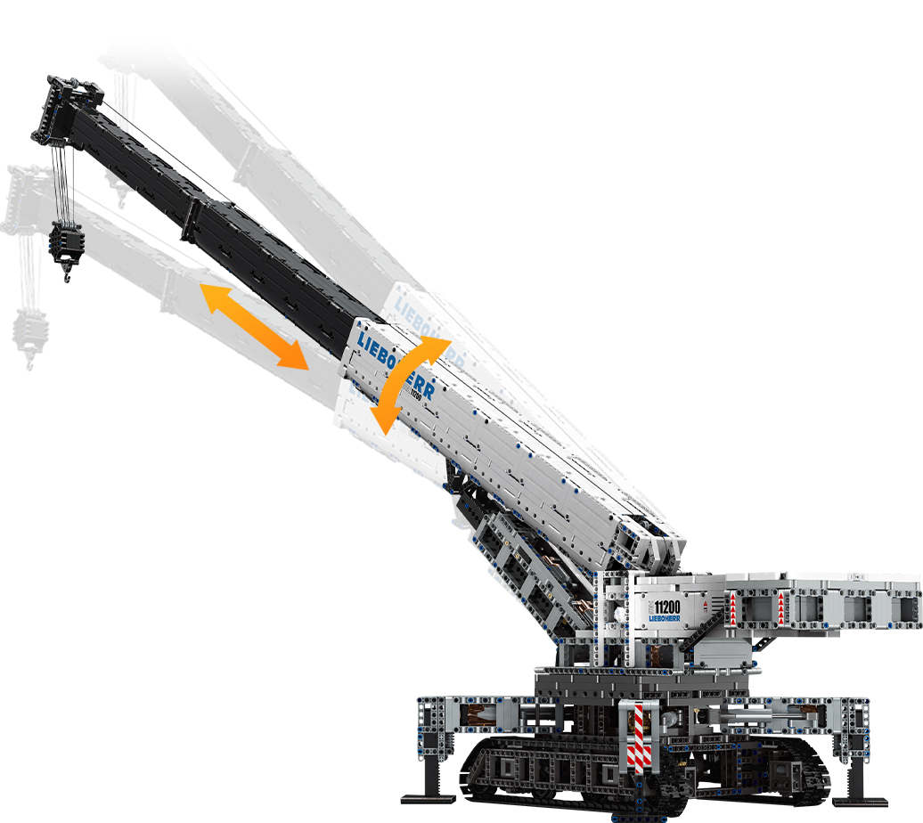 Mould King 17002 Crawler Crane 11200 Building Toy Set | 4000 PCS